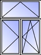 Okno rozwierne + FIX w ramie + rozwierno-uchylne Szkło: 4/16A/4TPS WYS. SZER.