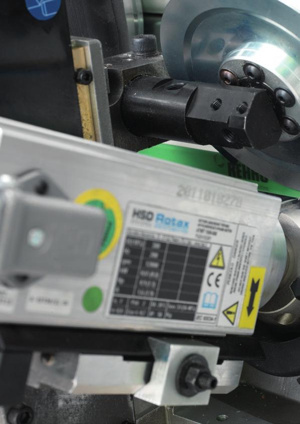 Technologia na wyłączność Seria elektrowrzecion Rotax jest montowana standardowo i wyłącznie we wszystkich okleiniarkach Biesse.