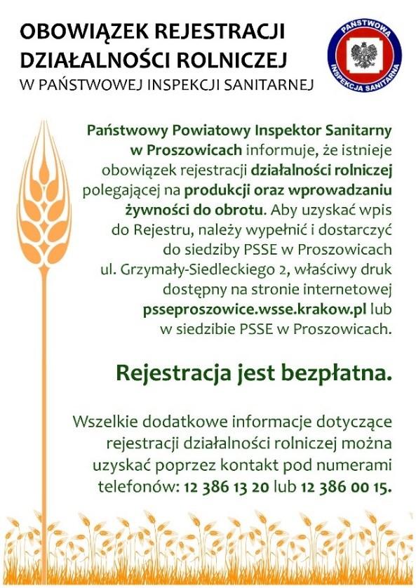 Stan sanitarny powiatu proszowickiego w 2017 roku Tabela