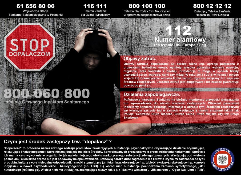 7.4 ŚRODKI ZASTĘPCZE W 2017 roku, Państwowy Powiatowy Inspektor Sanitarny w Proszowicach prowadził postępowania w sprawie podejrzenia wprowadzania do obrotu środków zastępczych.