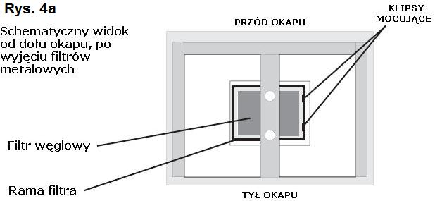 Komunikat FILTER na wyświetlaczu LCD Komunikat C pojawia się na wyświetlaczu po upływie około 20 godzin pracy urządzenia, należy wówczas w zależności od zabrudzenia wyczyścić metalowe filtry