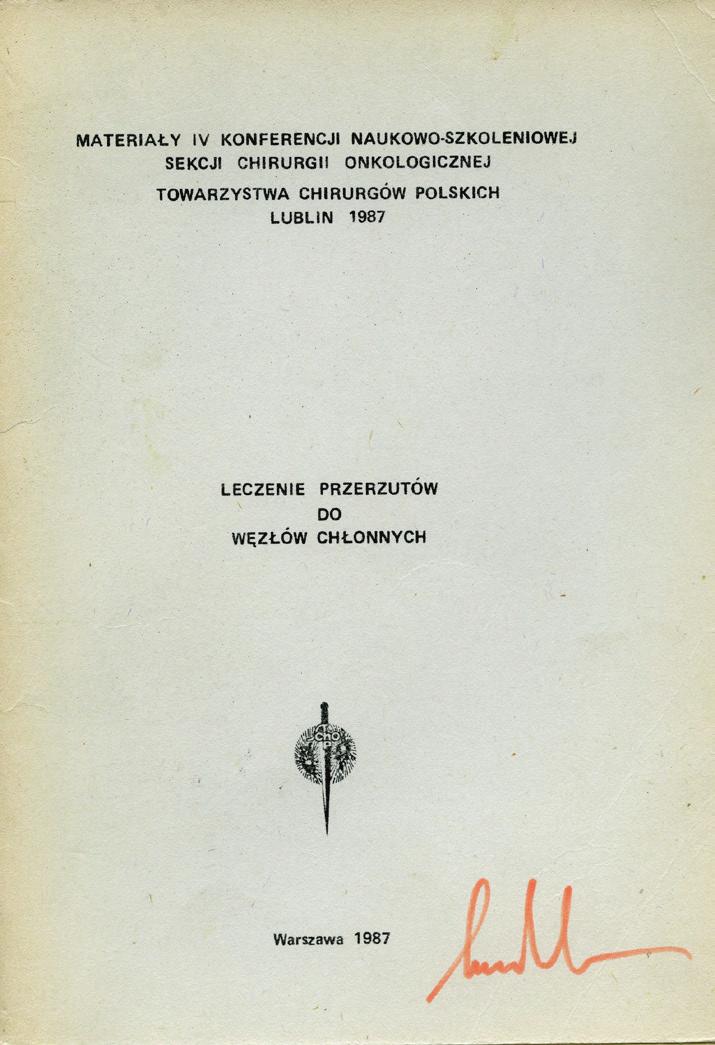 Chirurgii Onkologicznej TChP