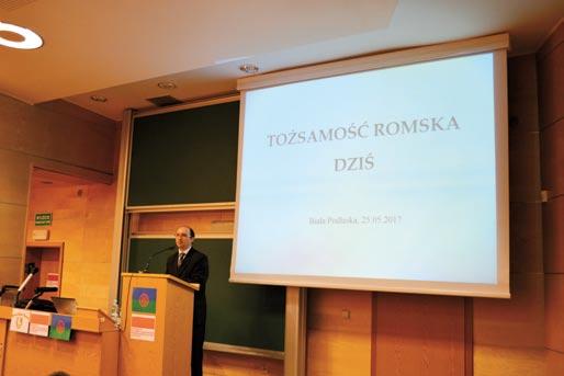 Romowie znani i nieznani Warsztaty w Białej Podlaskiej W czwartek, 25 maja 2017 roku w Auli Państwowej Szkoły Wyższej im.