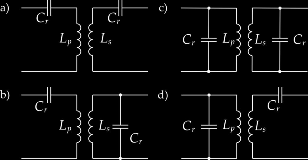 Systemy do bezstykowego przekazu energii elektrycznej Odsprzęganie indukcyjności rozproszenia W przypadku niskiej wartości współczynnika sprzężenia magnetycznego dominującą wartością staje się