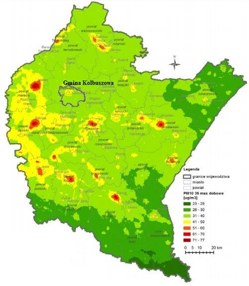 Mapa 4 Wartość 36 max.