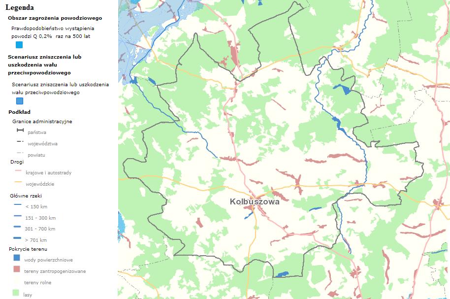 Źródło: Opracowanie własne na podstawie Hydroportal Krajowego