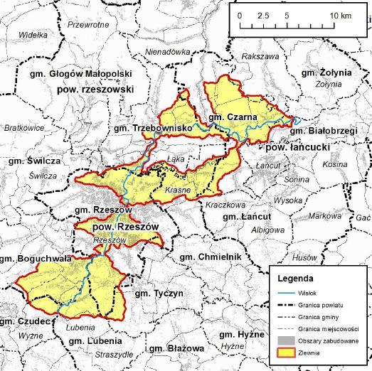 Zagrożenia powodziowe w zlewni rzeki Wisłok i jej dopływów.