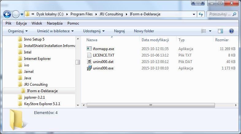 Projekt IForm e-deklaracje Strona 15 Plik konfiguracyjny iformapp.