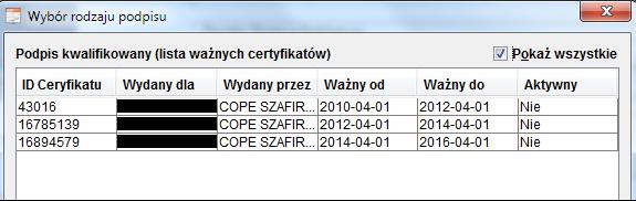 Projekt IForm e-deklaracje Strona 21 Technika składania podpisu z użyciem danych autoryzujących omówiona została w punkcie 3.4 niniejszej dokumentacji.