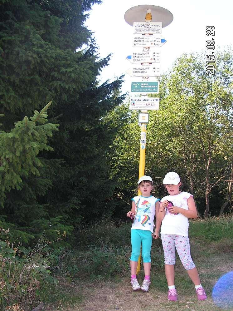 szlakiem zielonym. Do Jaworowego 1.5km (ok pół godziny).
