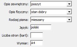 Opis; Pole służy do ewentualnego opisu, co w danym dokumencie elektronicznym się znajduje.