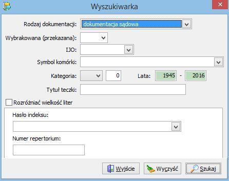 !! brak uprawnienia: dokumentacja osobowa (RODO) uniemożliwia wyszukiwanie oraz wyświetlanie informacji takich jak Nazwisko i