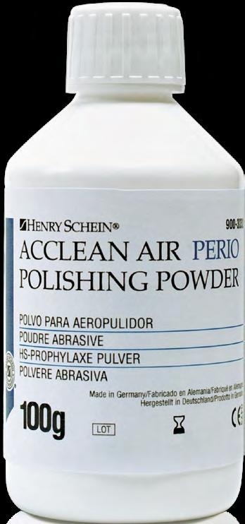 Butelka 300 g. 95 pln PIASEK ACCLEAN AIR SOFT 200 G Przeznaczony dla pacjentów z bardzo wrażliwym dziąsłem.