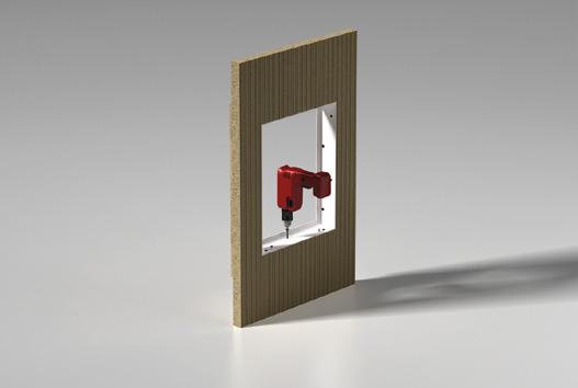 400 x 300 mm / 444 x 220 mm - Niewidoczny system