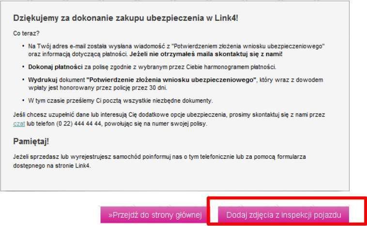 INSTRUKCJA DODAWANIA ZDJĘĆ Z INSPEKCJI POJAZDU DO STREFY AGENTA 1.