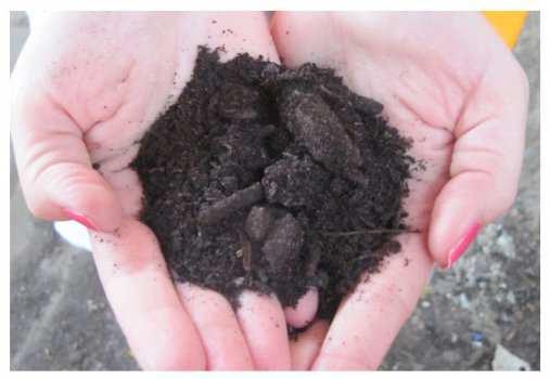 Produktem finalnym procesu jest środek poprawiający właściwości gleby o nazwie radkuś. 19 Dnia 16 lipca roku PPUH RADKOM Sp. z o.o. otrzymało Decyzję Ministra