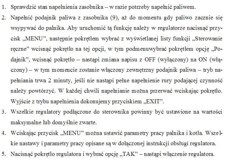 Konserwacja, regulacja i serwisowanie palnika