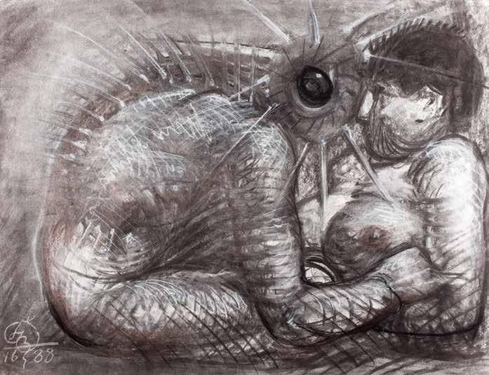 6 Bez tytułu, 1988 pastel, papier, 50 64,5 cm sygn. l. d.: monogram FS 1688 1683 1693. Kolekcja A. i N.