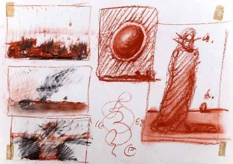 71 25 Bez tytułu, 1988 pastel, papier, 21 29,7 cm sygn. śr.