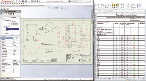 Ułatwia tworzenie dokumentów z odnośnikami i specyfikacjami dzięki wykorzystaniu istniejących danych 2D bez względu na ich rodzaj mogą to być pliki SOLIDWORKS, PDF lub TIFF oraz umożliwia