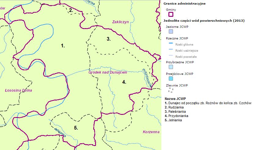 Dunajec od początku zb. Rożnów do końca zb.