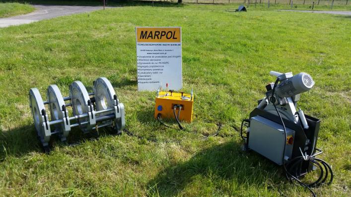 MARPOL Technologie Bezwykopowe i Maszyny Budowlane New series of MARPOL butt fusion machines (from 160 to 1200 mm) Nowa seria zgrzewarek doczołowych do rur PE z elektroniką umożliwiającą rejestrację