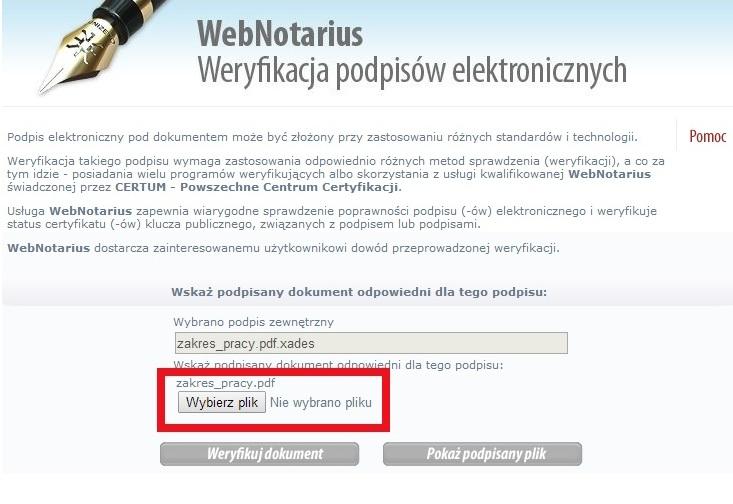 2015/08/01 20:02 13/14 Po tym wszystkim ukaże się ekran, na którym program poinformuje nas o wyniku weryfikacji - w naszym przypadku status Warunkowo zweryfikowany pozytywnie jest ze wszech