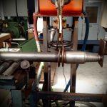 Fatigue stress is primarily concentrated in areas where there is a sudden change in geometry. In drill pipe this is the upset area adjacent to the tool joint weld.