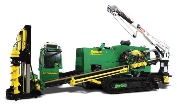 Mniejsze wiertnice w klasie od 10kN do 100kN są oferowane z żerdziami wykonanymi w
