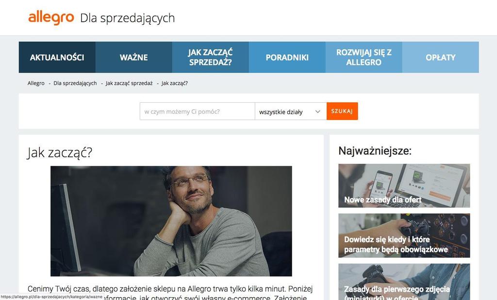 > Prowadzenie sklepów internetowych za