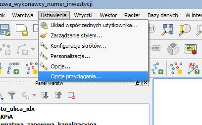 5. RYSOWANIE ELEMENTÓW UZBROJENIA WOD-KAN Przystępując do wprowadzania elementów uzbrojenia wod-kan, należy wcześniej podłączyć warstwę współrzędnych geodezyjnych.