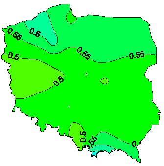 czynnika chłodniczego 6/12 C, wykorzystanie free-coolingu możliwe będzie średnio tylko przez 2% sezonu chłodniczego.