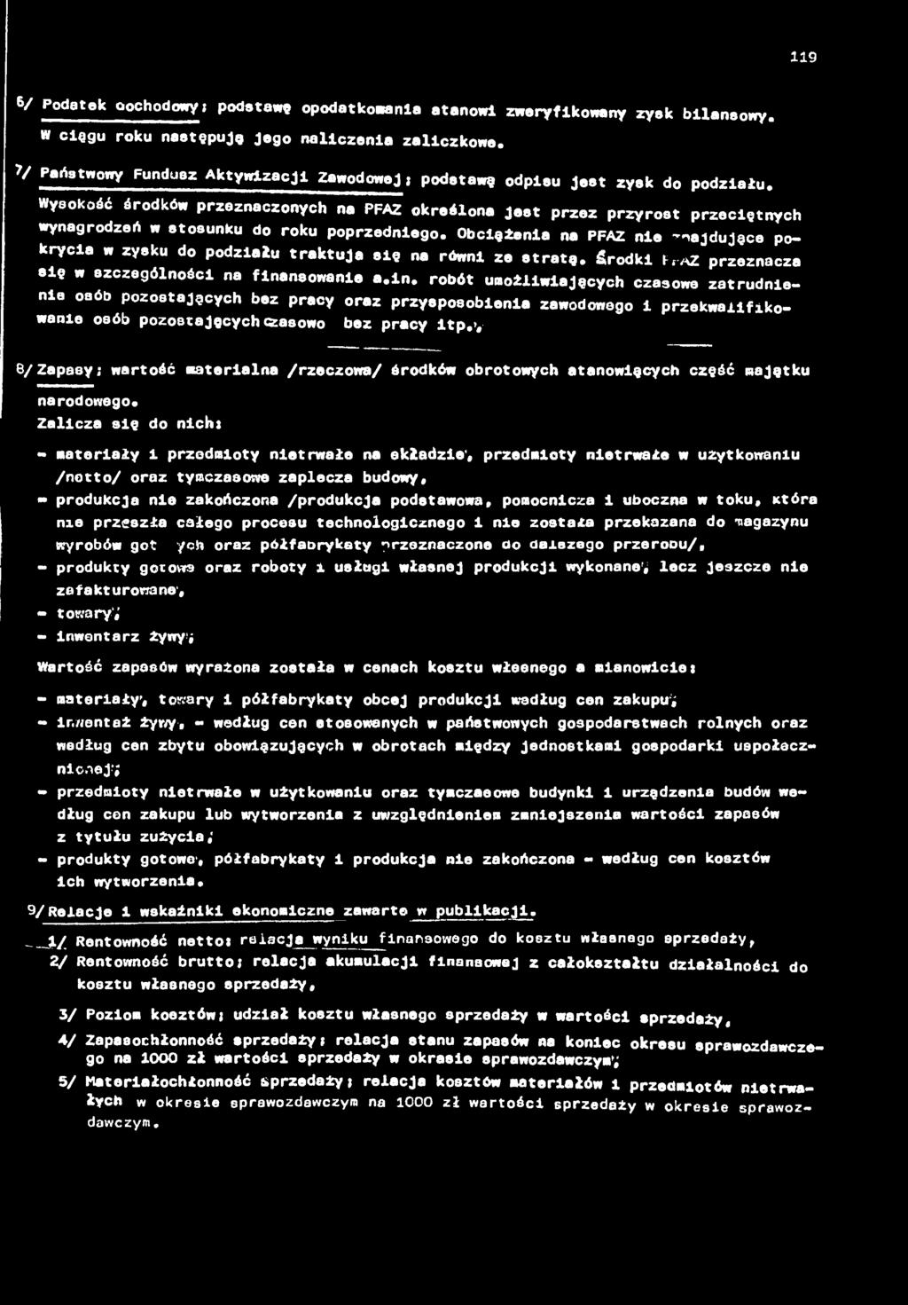 9 6 / Podatek Pochodowyt podstaw«opodatkow ana atan o w zw e ryfko w any z y s k la n s o w y, w c ę g u roku n a s tę p u ję je g o n a lc z e n a z a lc z k o w e.