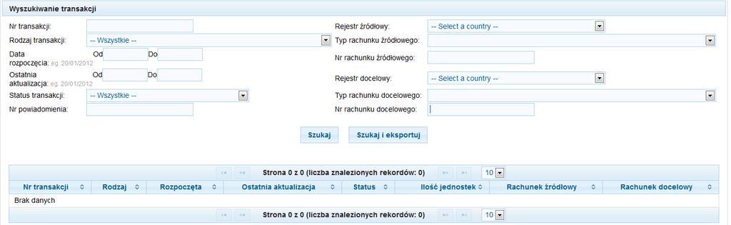 4.2.7. Lista transakcji Funkcja Lista transakcji umożliwia przeglądanie wszystkich transferów wykonanych na rachunkach, do których użytkownik ma dostęp.