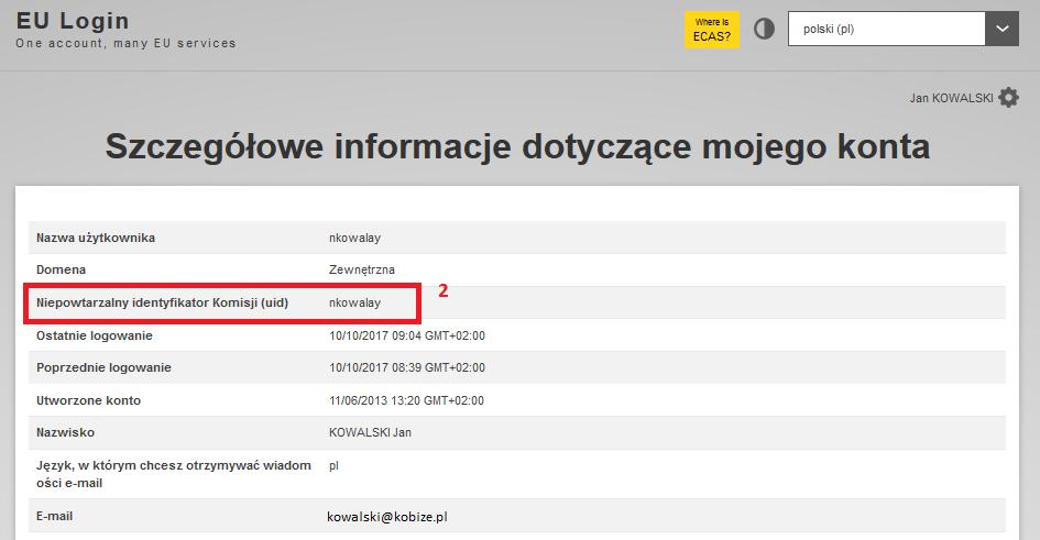 W celu zaktualizowania danych w Rejestrze Unii należy przesłać wniosek aktualizacyjny, którego formularz znajduje się pod adresem: https://formularze.kobize.pl 5.4.1.2.