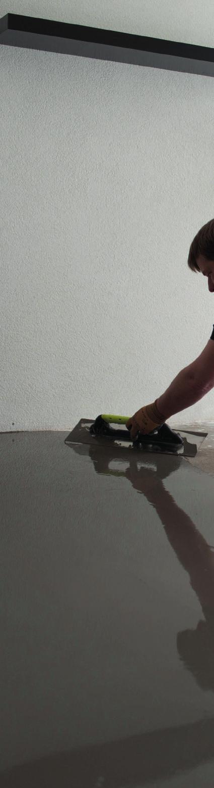 PRZYGOTOWANIE PODŁOŻA NIERÓWNOŚCI PODŁOŻA Aby wykonać bezproblemową instalację oraz doskonałe wykończenie wykładziny Moduleo Design Floors, należy właściwie przygotować podłoże.