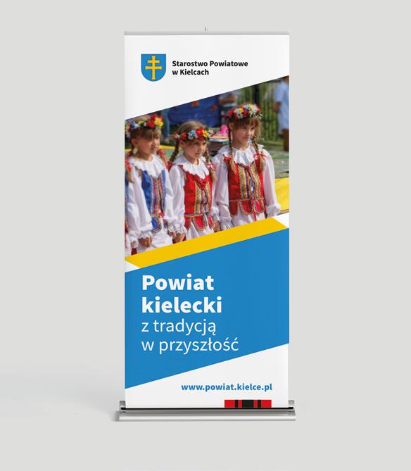 3.11 Projekt roll-upu Format: 85 cm x 200 cm.