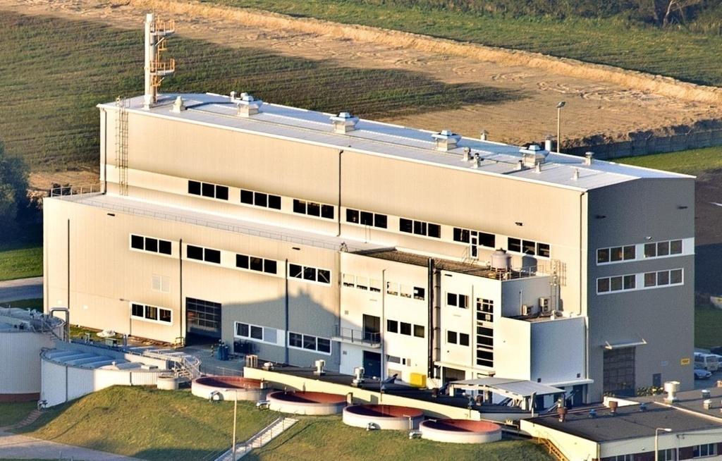 Efekty rozbudowy i modernizacji Instalacja Termicznego Przekształcania Osadów Wydajność instalacji: 30 000 kg sm/d