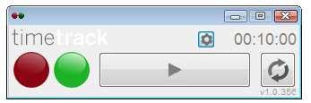 aplikacja timetrack Aplikacja timetrack do użycia na komputerze Kiedy wszystkie opisane wcześniej kroki zostaną wykonane poprawnie, aplikacja timetrack będzie gotowa do użycia na komputerze.