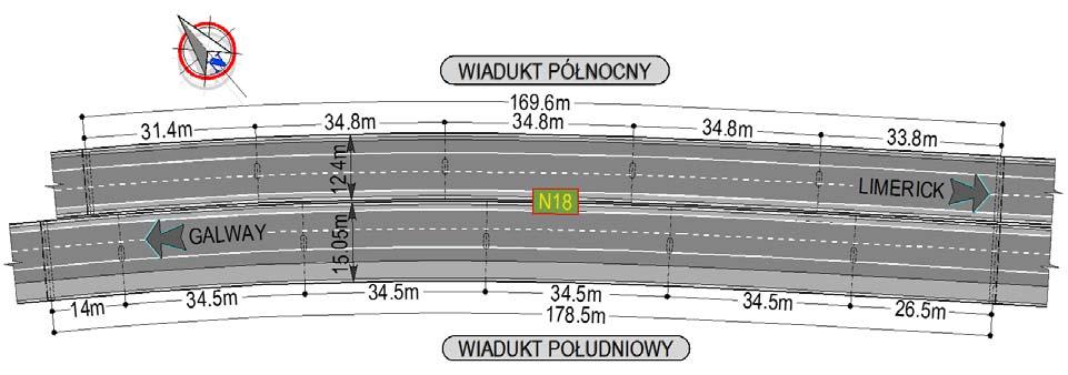 Dokumentację projektową, bez jej sprawdzenia, wykonano w biurze konsultingowym Roughan & O Donovan z Dublina.