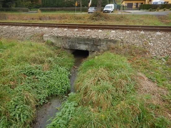 25+066 Przepust ramowy żelbetowy Szerokość: 1,0 m Wysokość (na wylocie): 0,7 m