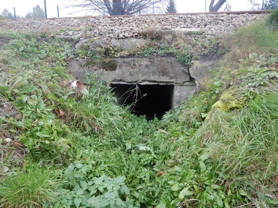 WYKAZ OBIEKTÓW INŻYNIERYJNYCH Z OPISEM STANU ISTNIEJĄCEGO OPIS Widok wlotu przepustu Widok wylotu przepustu 6.