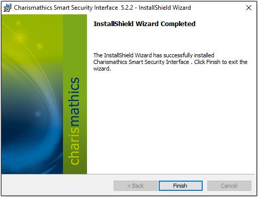 5 Po zainstalowaniu programu Charismathics Smart Security Interface należy ponownie