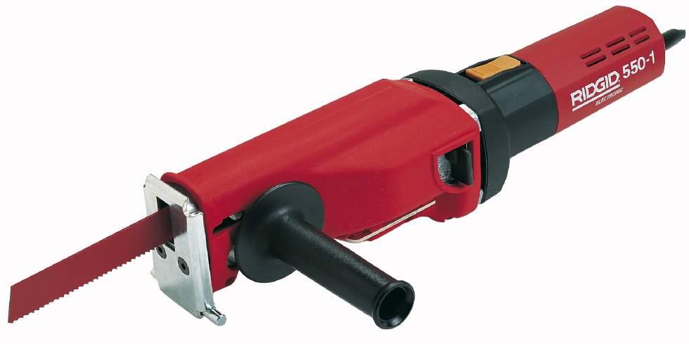PIŁOWANIE I WIERCENIE Wysokowydajna pilarka posuwno-zwrotna Profesjonalna wysokowydajna pilarka, model 550-1 Funkcje Silnik o mocy 1.200 W.