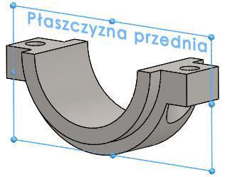 Zmiana modelu poprzez dodanie nowego szkicu Rysunek 5.88.