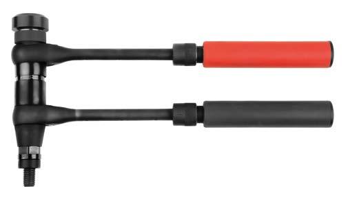 do osadzania nitonakrętek od M4 M12 i nitośrub od M5 M8 Dane techniczne Skok roboczy: 10,0 mm Długość: 219,0 17,0 mm Szerokość: 177,0 mm Waga: 1,5 kg Zakres dostawy Nitownica ręczna TIOS HN12 R