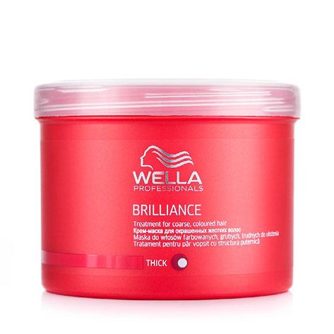 Brilliance Mask (thick) - maska do włosów farbowanych (grube) 500ml WELLA EIMI Smooth Thermal Image 150ml WELLA EIMI Texture