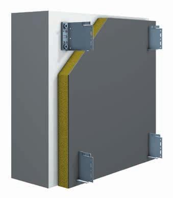 System Podonstrukcja (elementy pionowe) + izolacja System Podkonstrukcja (elementy