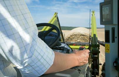 Dowodzi operator. Obsługa ELECTROPILOT (AXION 800, ARION 600/500 i ELIOS). Ciągniki AXION 800, ARION 600/500 i ELIOS są na życzenie nabywcy fabrycznie wyposażone w ELECTROPILOT.