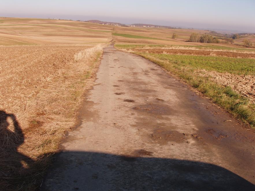 Budowa drogi Na Bory W ramach zadania zbudowano 860 mb podbudowy wraz z nawierzchnią